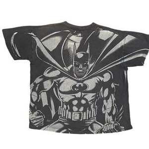 Vintage 1991 DC Comics Batman All Over Print T-Shirt Large Single Stitch